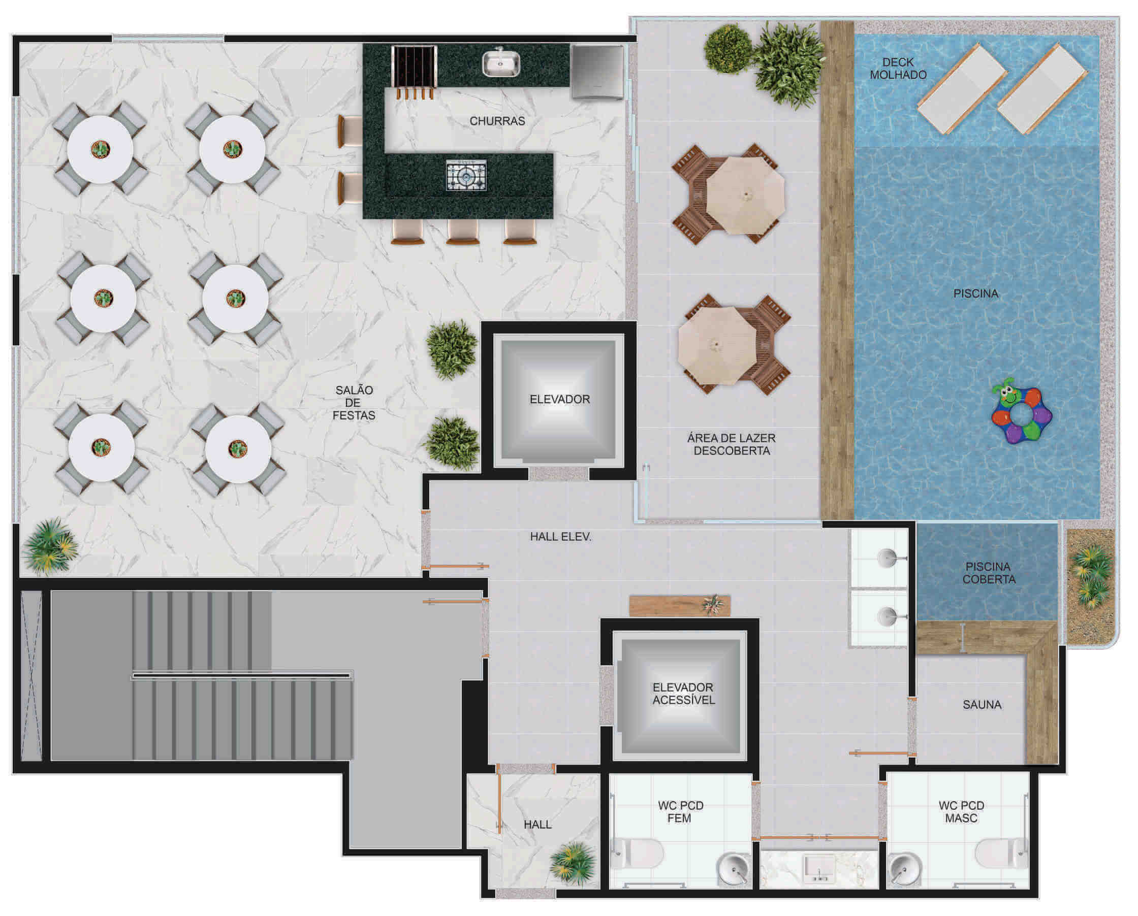 Planta cobertura